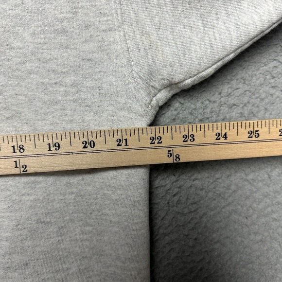 VTG Ashbury Seminary Sweater Adult Large Gray Pullover 90s Crewneck Collegiate - Picture 6 of 10